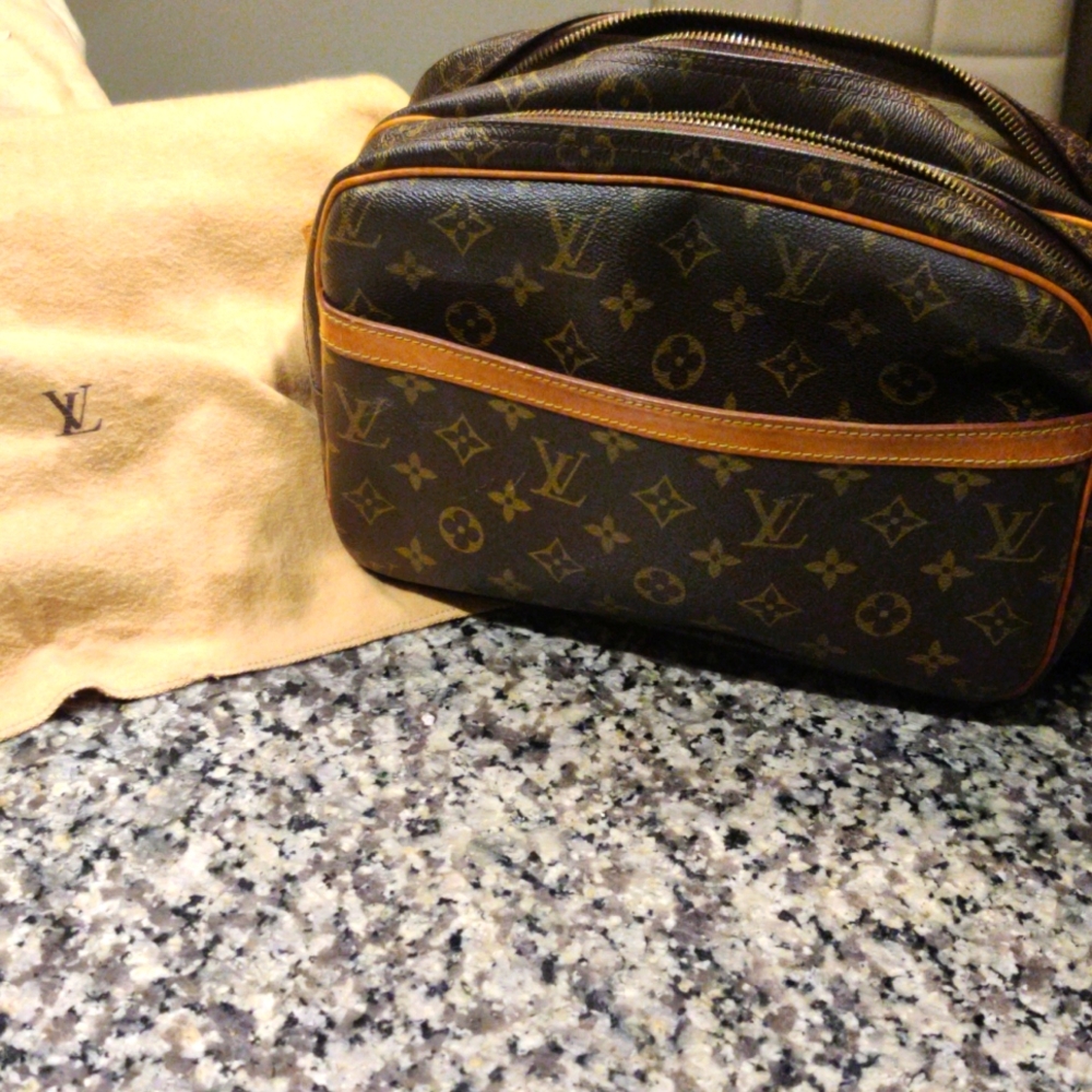 Louis Vuitton Brown Reporter Monogram Messenger MM Bag
